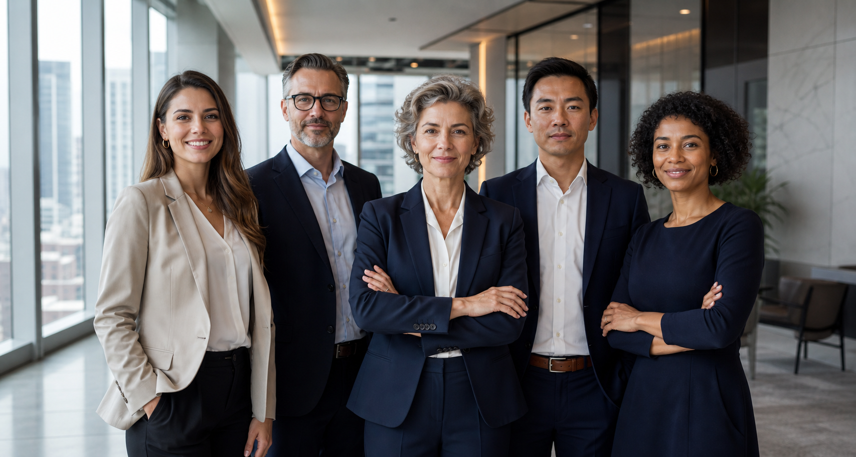 Leadership discussion in a premium office