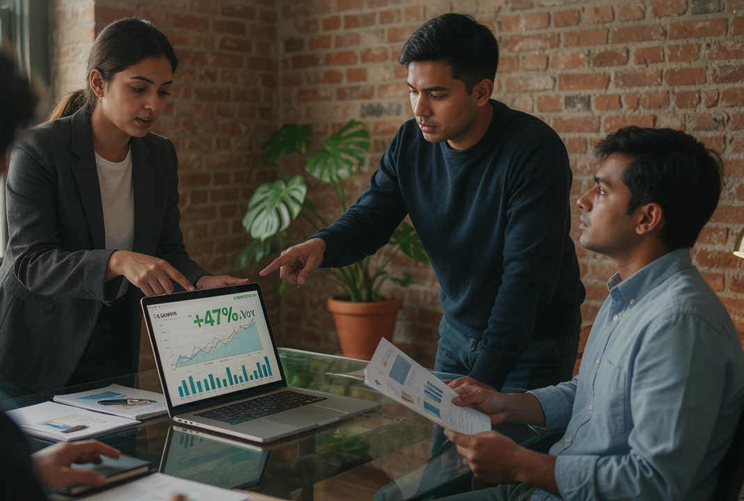 Mappy consultants reviewing sector hiring data